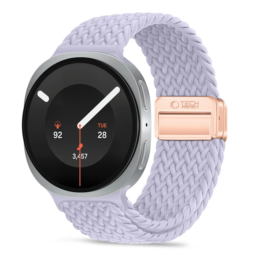Tech-Protect Nylon Mag remienok na Samsung Galaxy Watch 8 / 9 / Classic (40 / 44 / 46mm), periwinkle