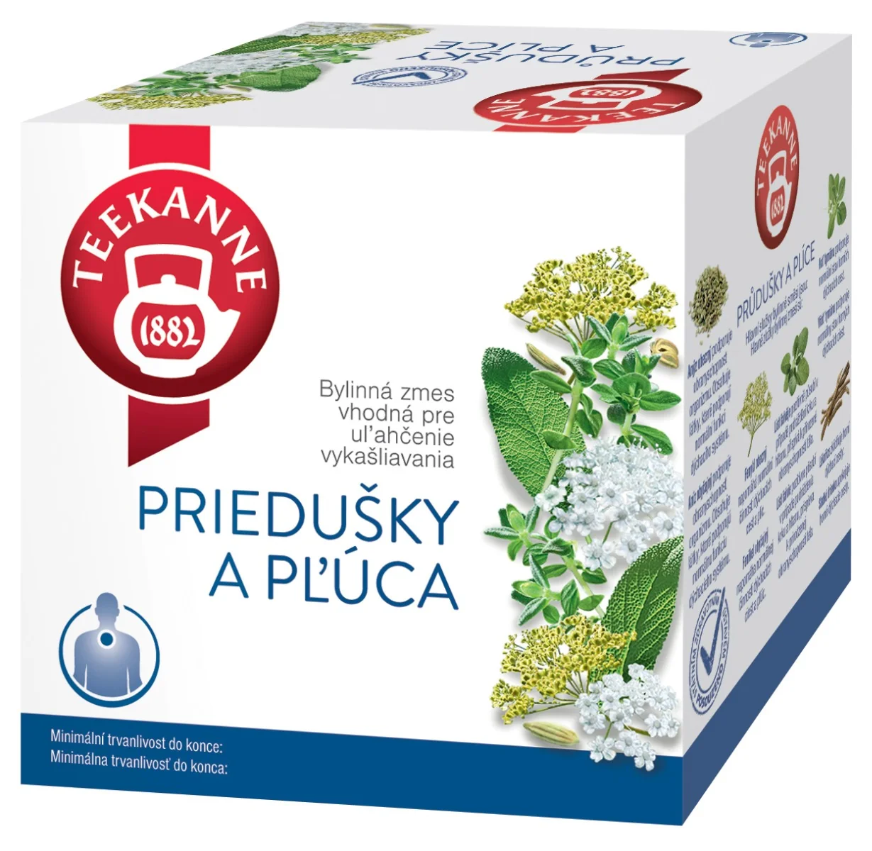 TEEKANNE Bylinný čaj Priedušky a pľúca 10×2 g, bylinný čaj