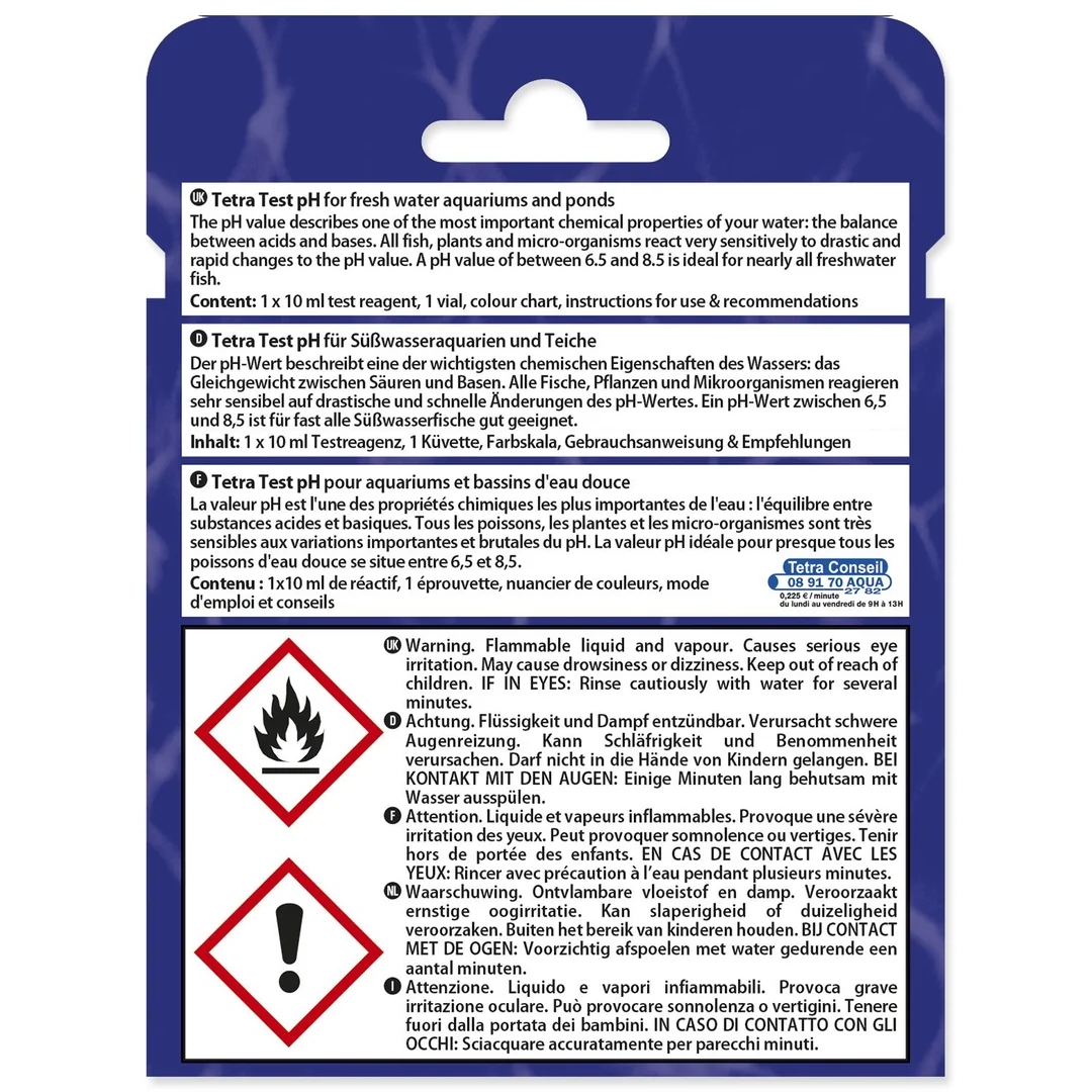 Test Tetra pH sladkovodný 10ml