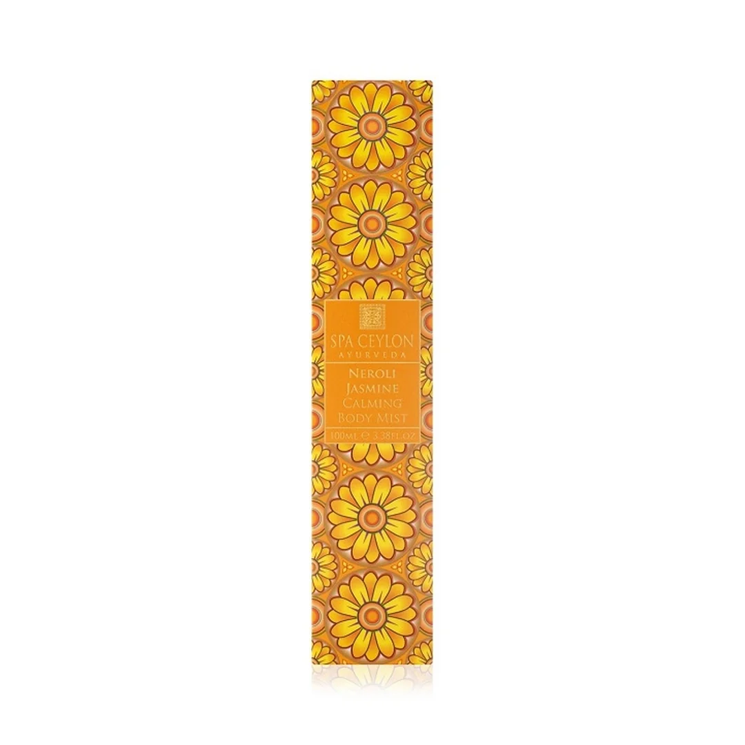 Upokojujúca telová hmla v spreji Neroli Jasmine 100 ml, pomarančový
