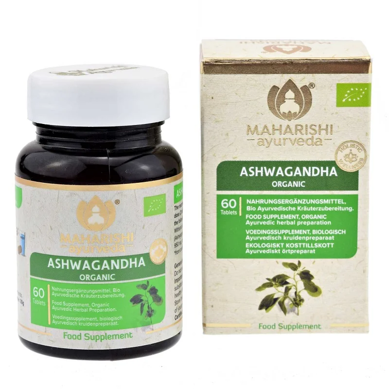 Maharishi Ayurveda Ashwagandha energia, vitalita, sex, 60 tabliet