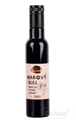 JUVAMED MAKOVÝ OLEJ , 100 % za studena lisovaný 250 ml
