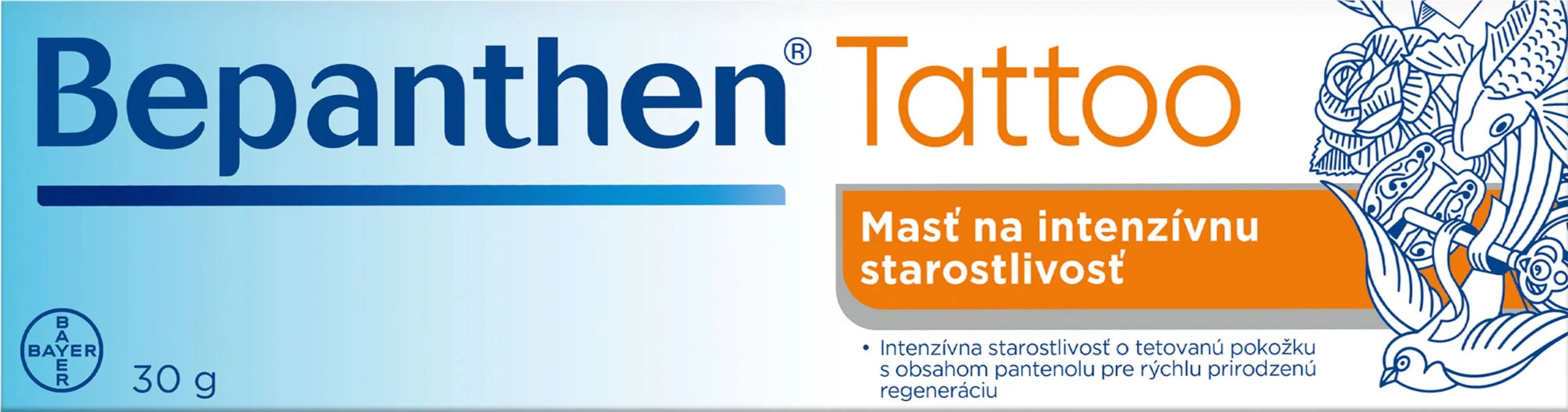 Bepanthen Tattoo masť 1×30 g, masť