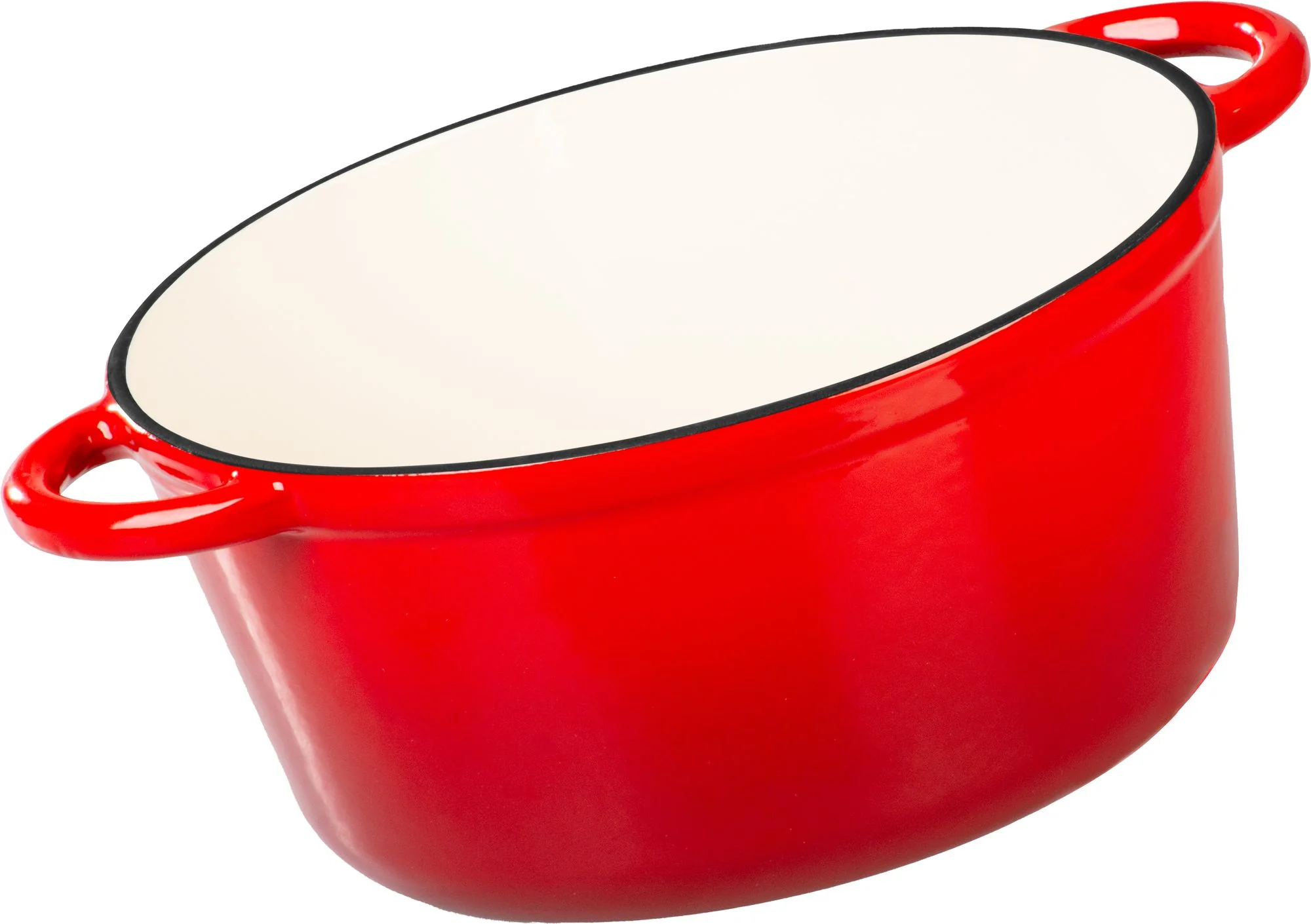 MagicHome kastról Castora line s pokrievkou, 1 ks 24 cm, 4,0 l, smaltovaná liatina