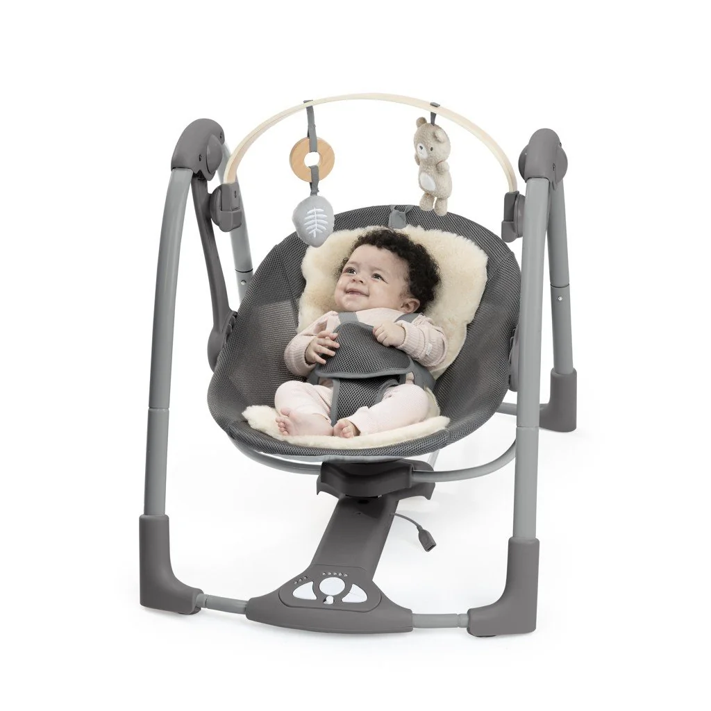 Hojdačka konvertibilná vibrujúca s melódiou Every Season™ Chic Boutique™​ 0m+ do 9 kg