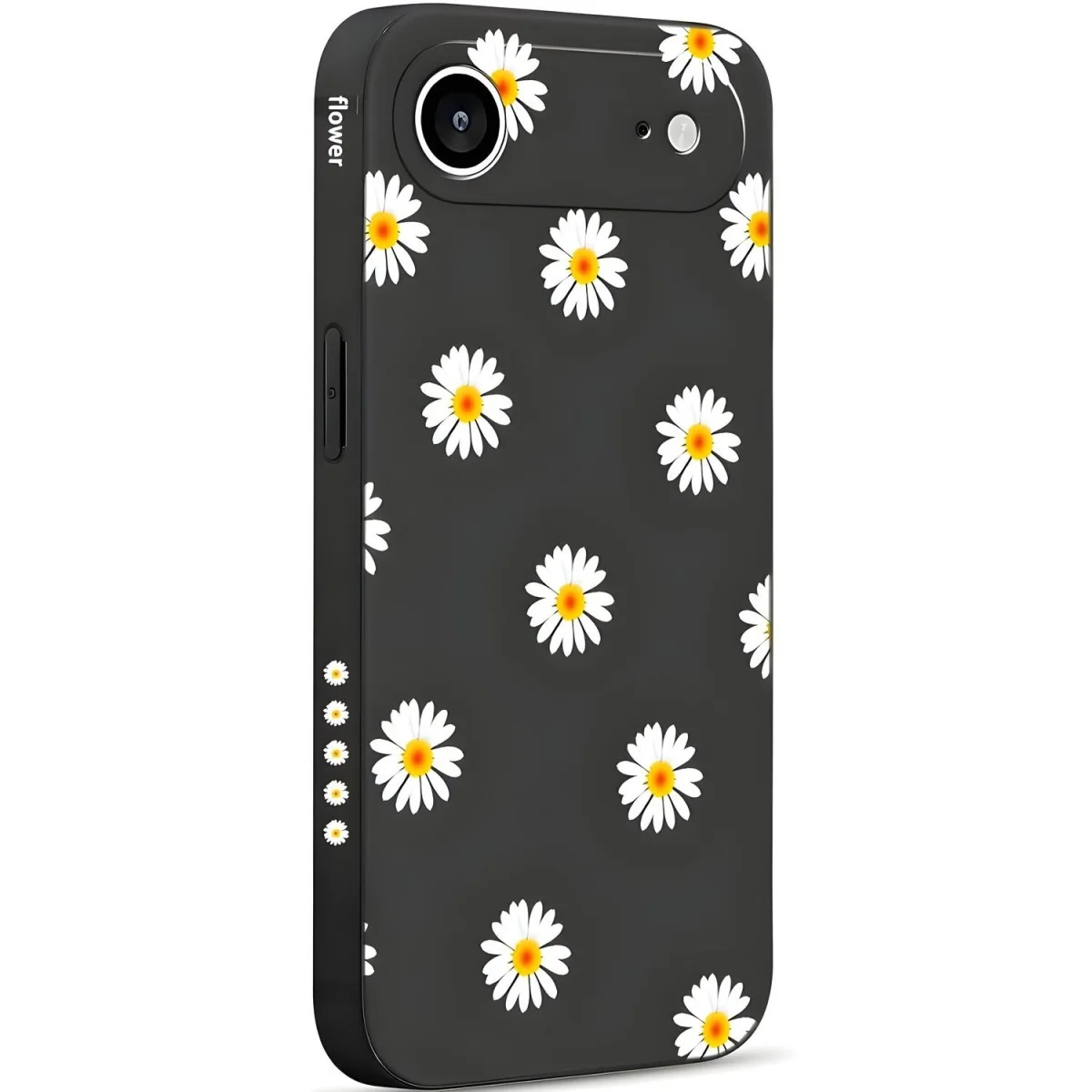 Ochranné puzdro Flowers pre iPhone 17 Pro Max Čierna