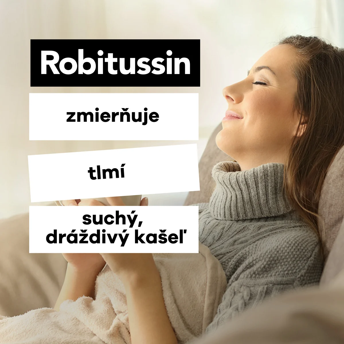 Robitussin Antitussicum sirup 1x100 ml, sirup na suchý kašeľ