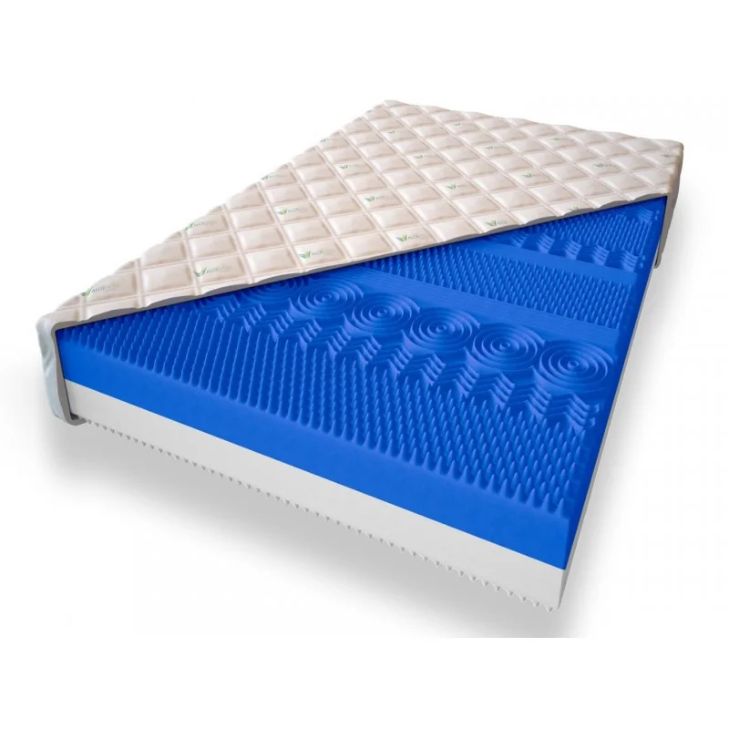 EcoMatrace Masáž Relax sendvičový matrac 120x200 cm, 17 cm, 7 zón
