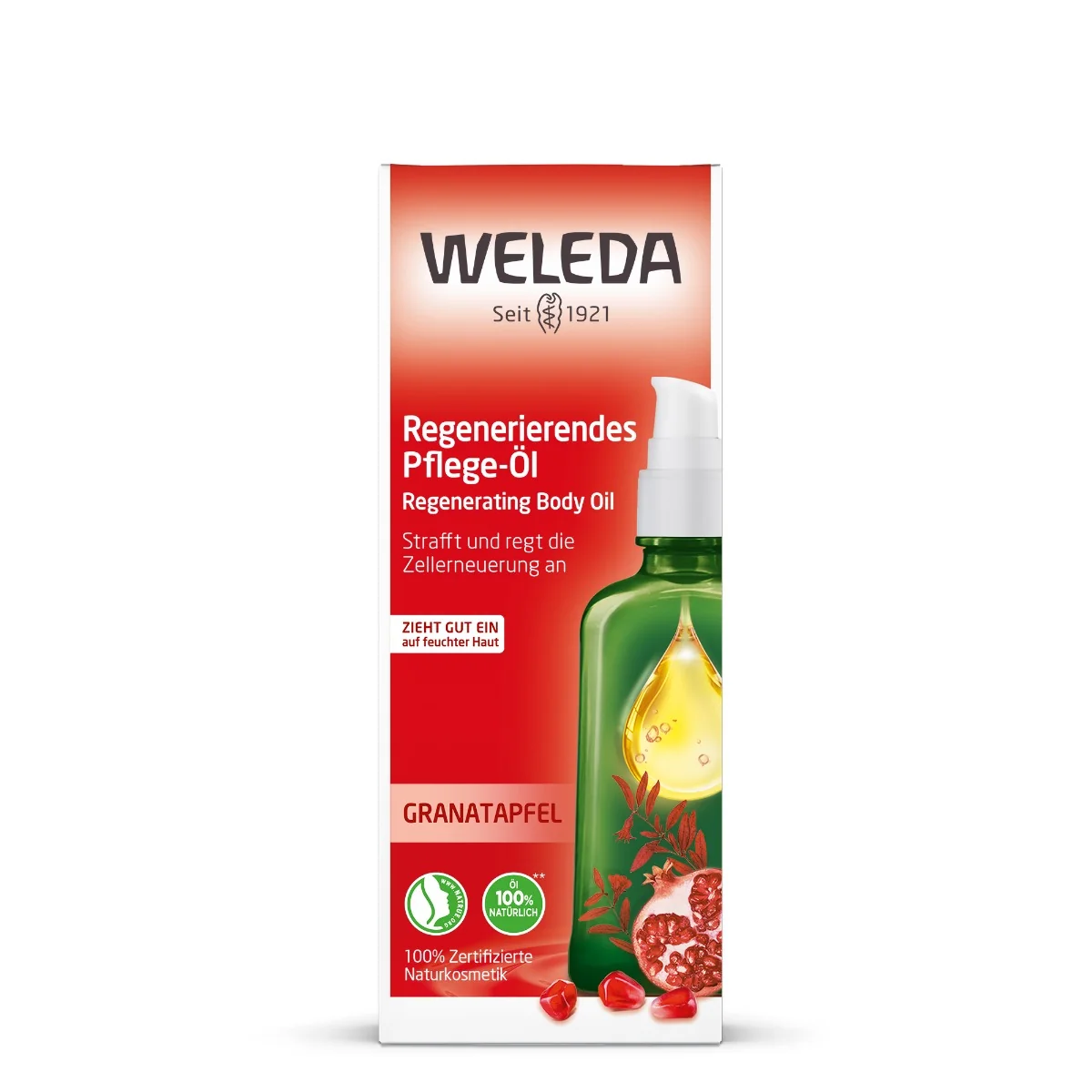 WELEDA Regeneračný telový olej granátové jablko 1×100 ml, olej