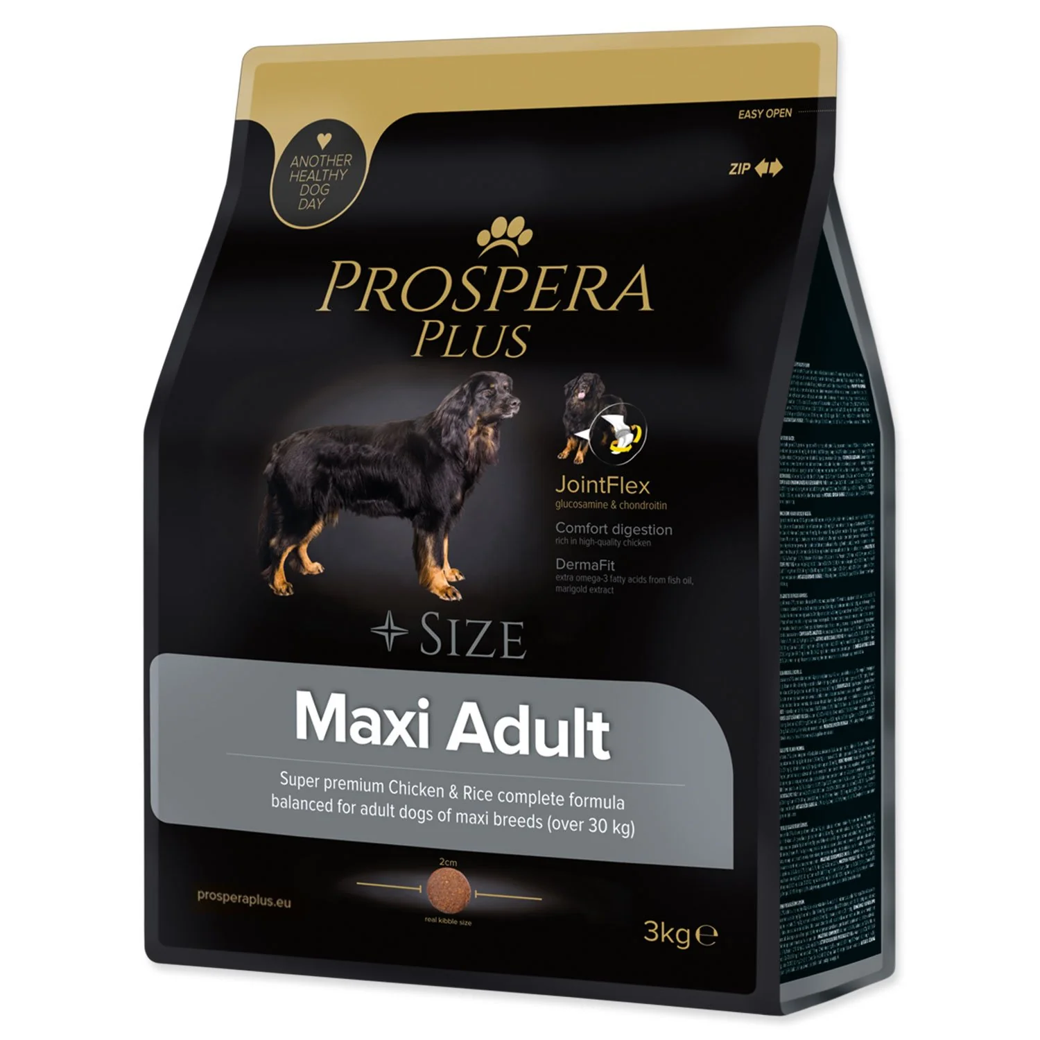 Krmivo Plus Maxi Adult kura s ryžou 3kg 3kg