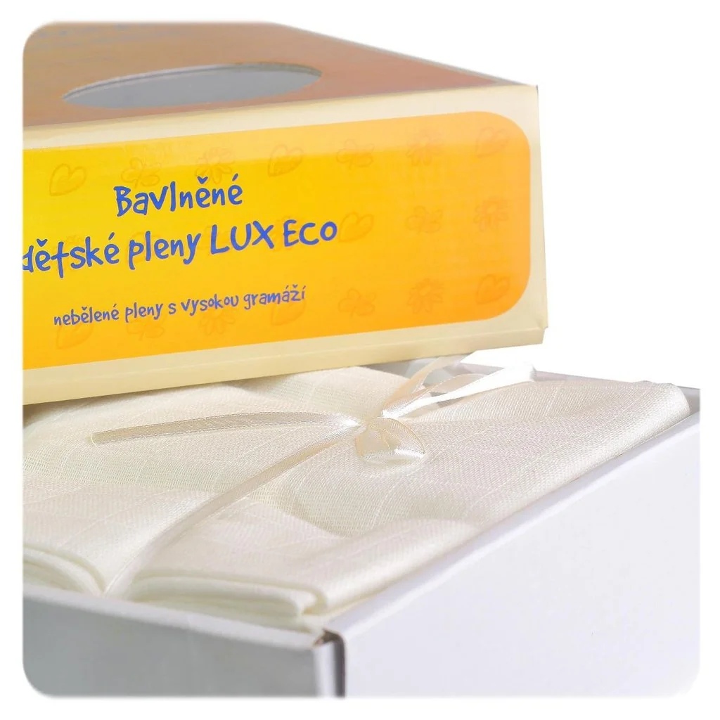 XKKO LUX ECO vysokogramážne bavlnené plienky 70x70 nebielené 10 ks