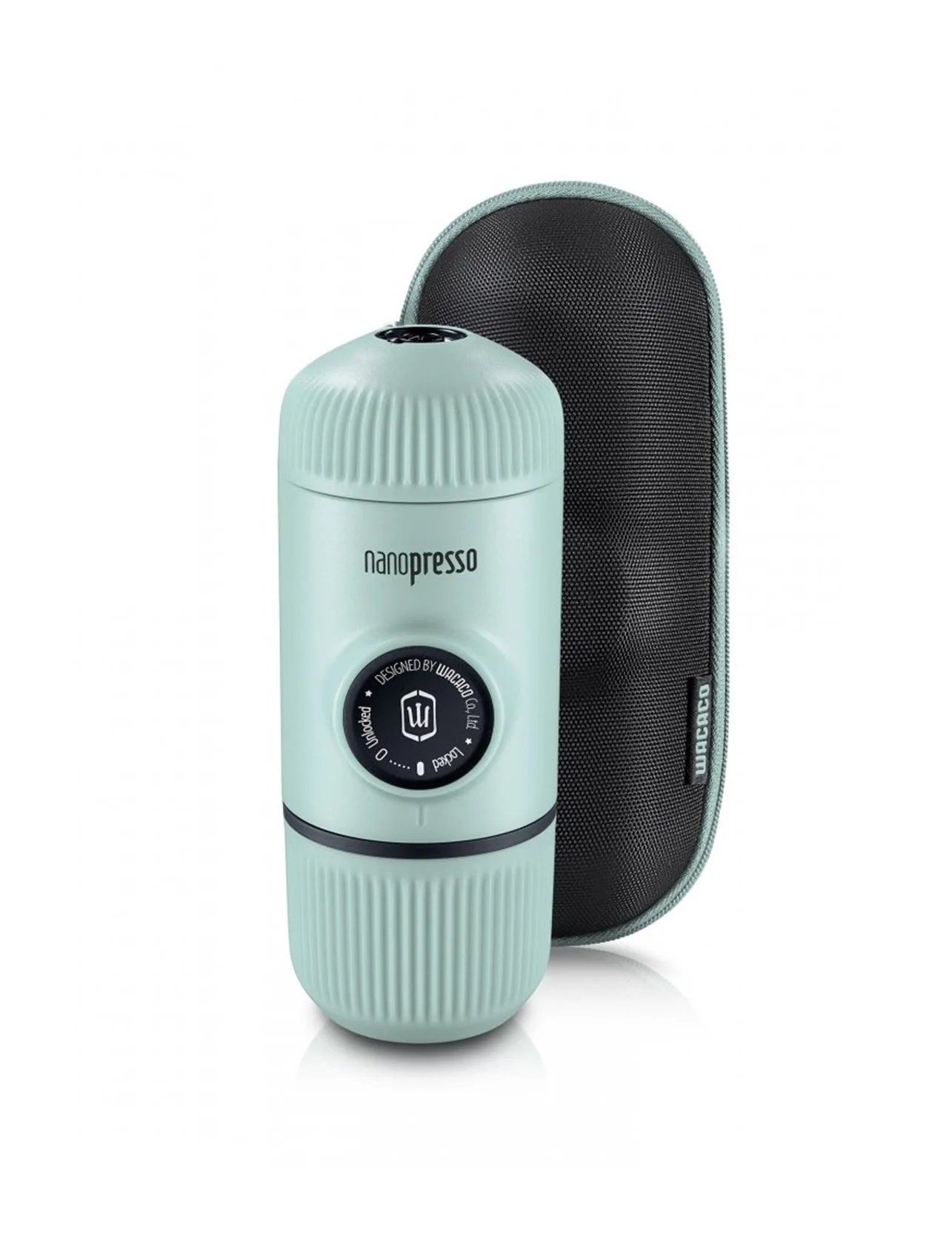Nanopresso Arctic Blue + pevný obal Kávovar