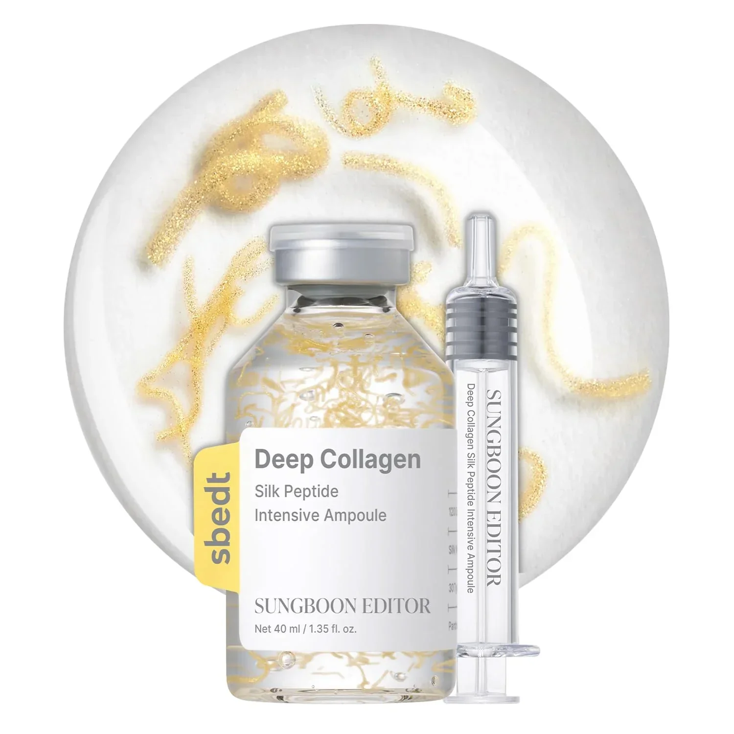 SUNGBOON EDITOR Silk Peptide Intensive Lifting Ampoule Spevňujúce liftingové sérum s hodvábnymi peptidmi 35ml