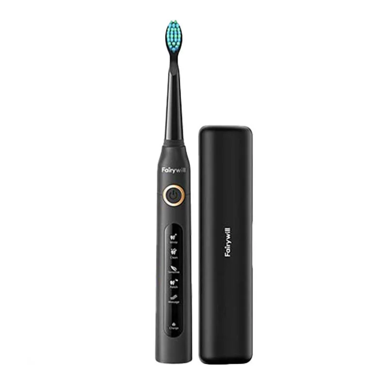FairyWill FW-507 Plus sonická zubná kefka, čierna