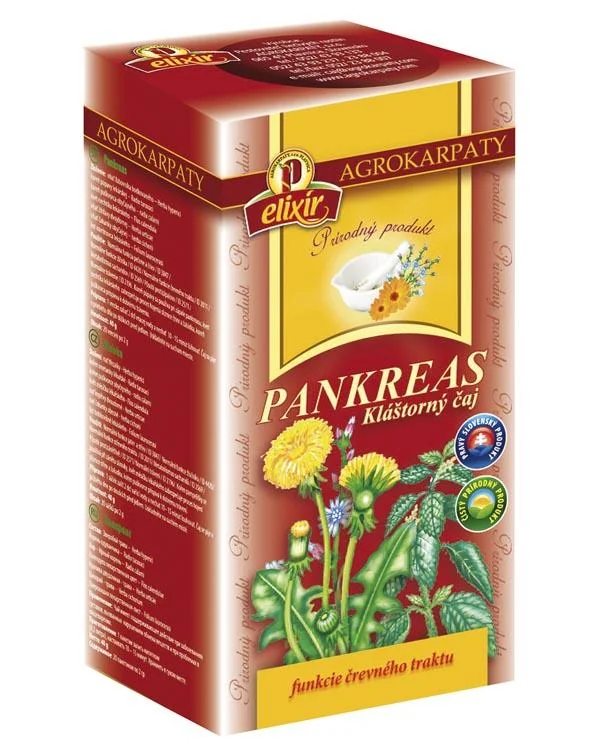 Agrokarpaty Kláštorný čaj Pankreas 20x2g 20×2 g, bylinková zmes