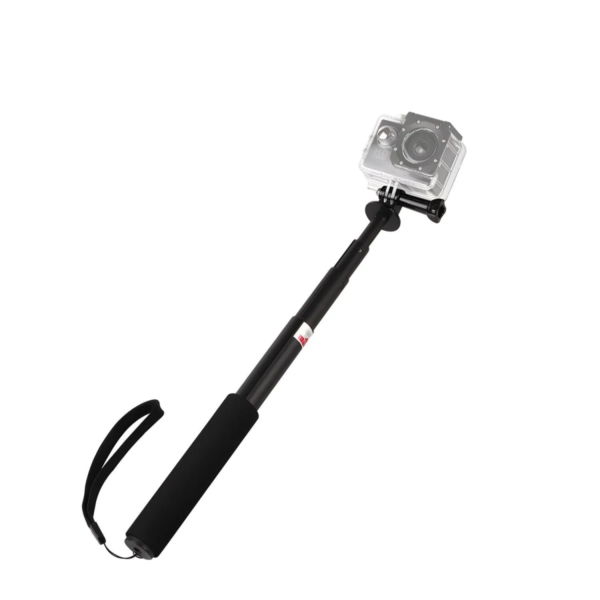 Selfie tyč s držiakom pre fotoaparát Čierna, SKU: 31112