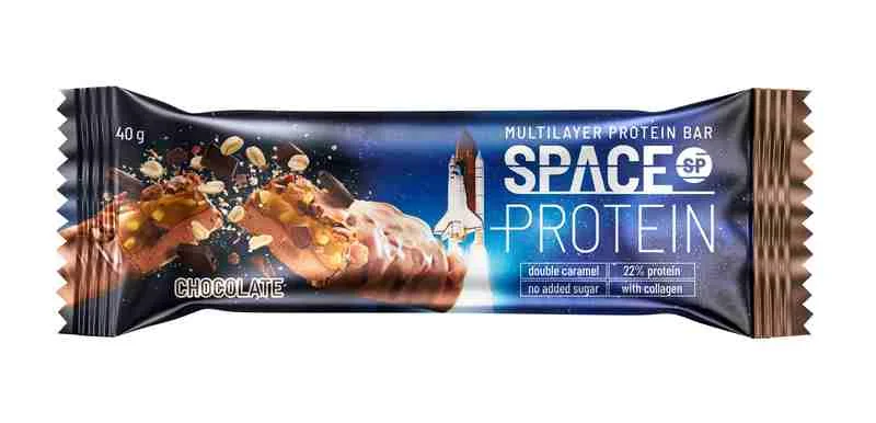 Space Protein MULTILAYER Chocolate 1×1 ks, proteínová tyčinka