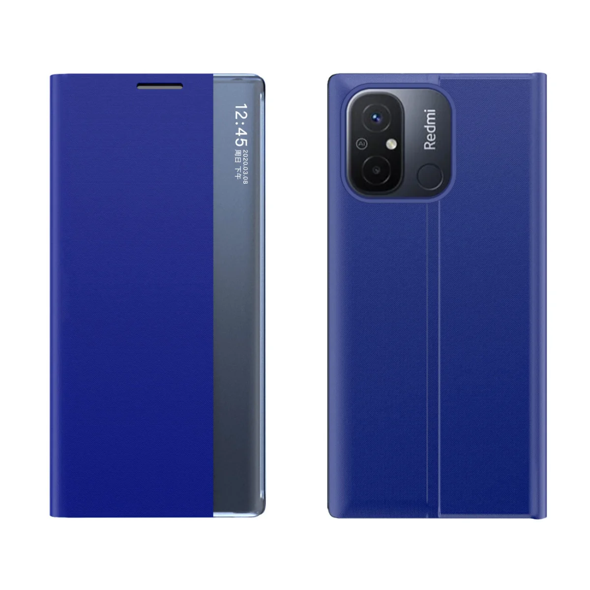 MG Sleep Case knižkové puzdro na Xiaomi Redmi 11A / 12C / Poco C55 modré