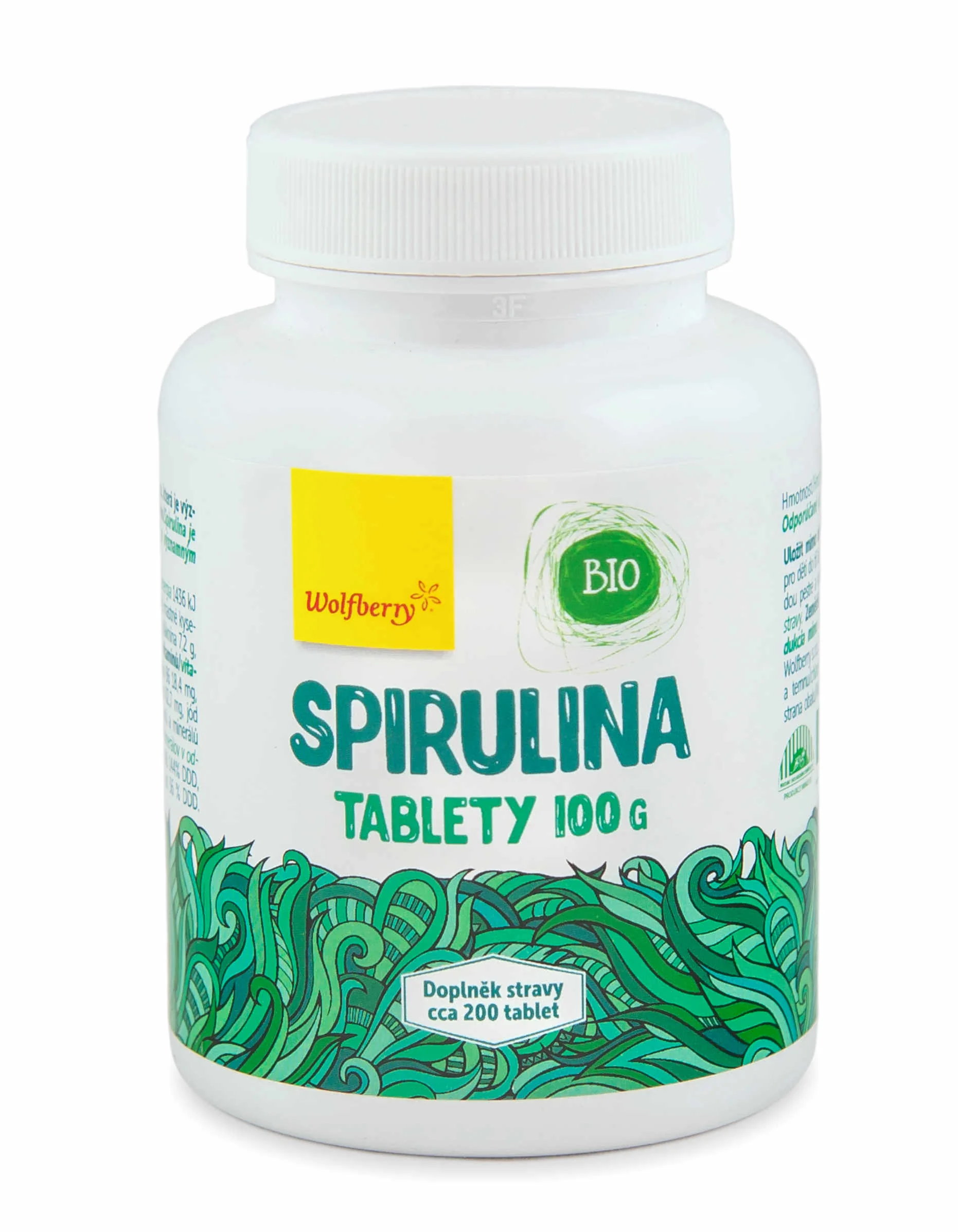 Wolfberry Spirulina BIO 200 tbl
