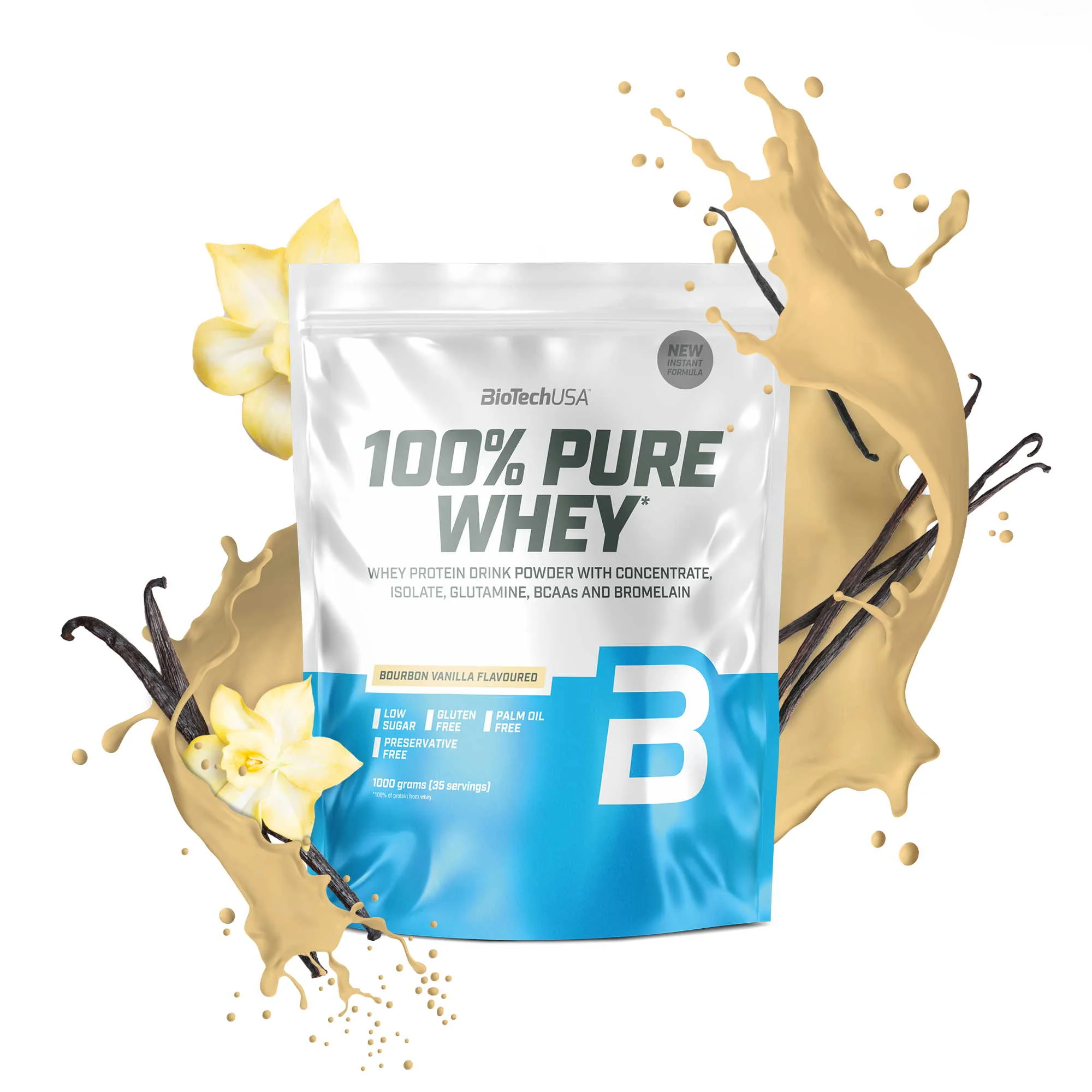 100% Pure Whey 1000g Bourbon vanilka 1000 g