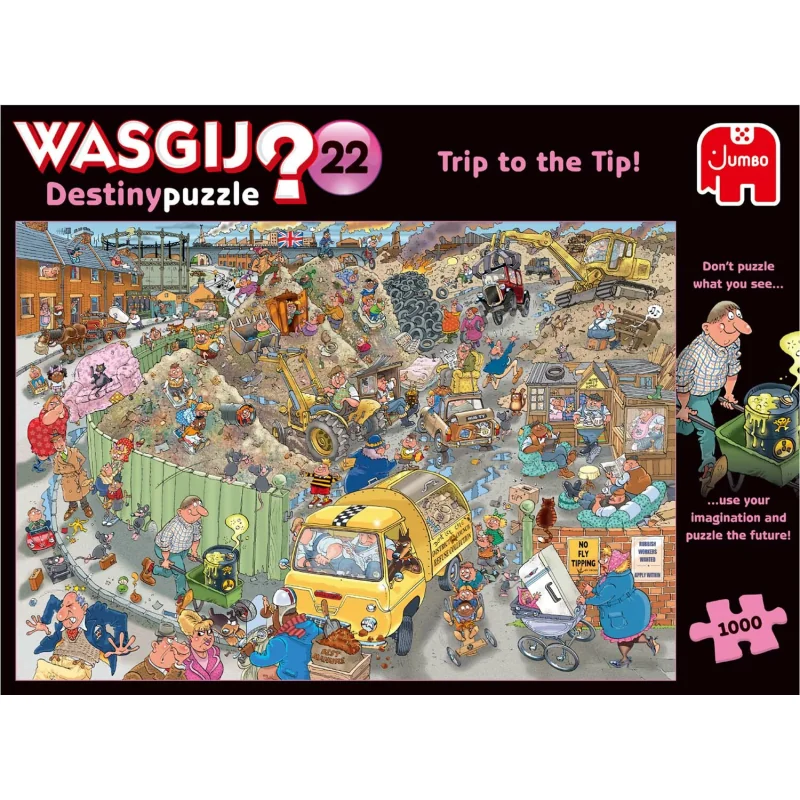 Jumbo Wasgij Puzzle - Trip to the Tip 1000 dielikov JUM25001