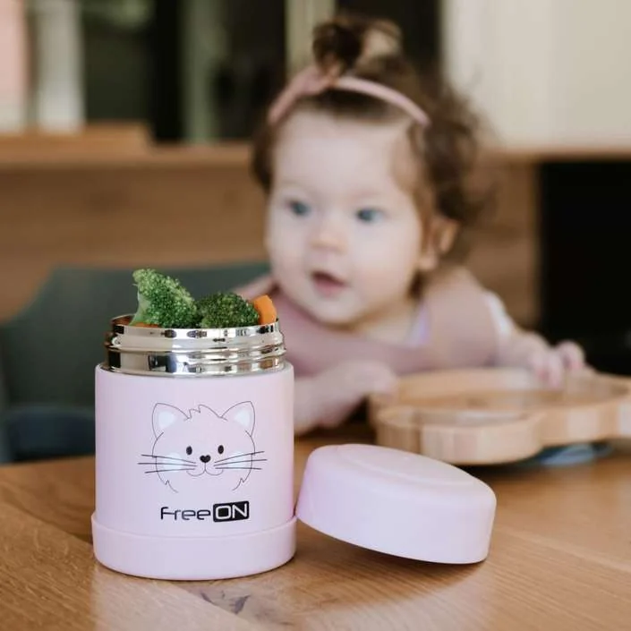 Termobox na jedlo 350ml FreeON - sivý levík