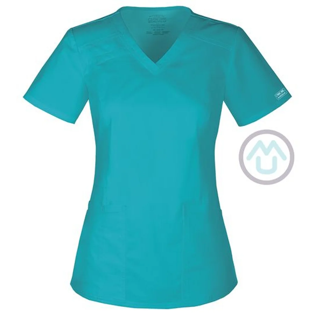 Zdravotnícka blúza Cherokee Core Stretch BEST - modrozelená 3XL