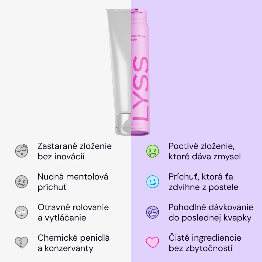 LYSS Melónová zubná pasta 60 ml