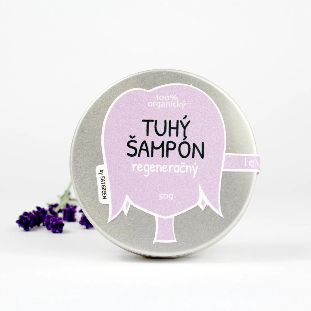 EatGreen Tuhý šampón na vlasy – Levanduľa 1×50g, regeneračný šampón