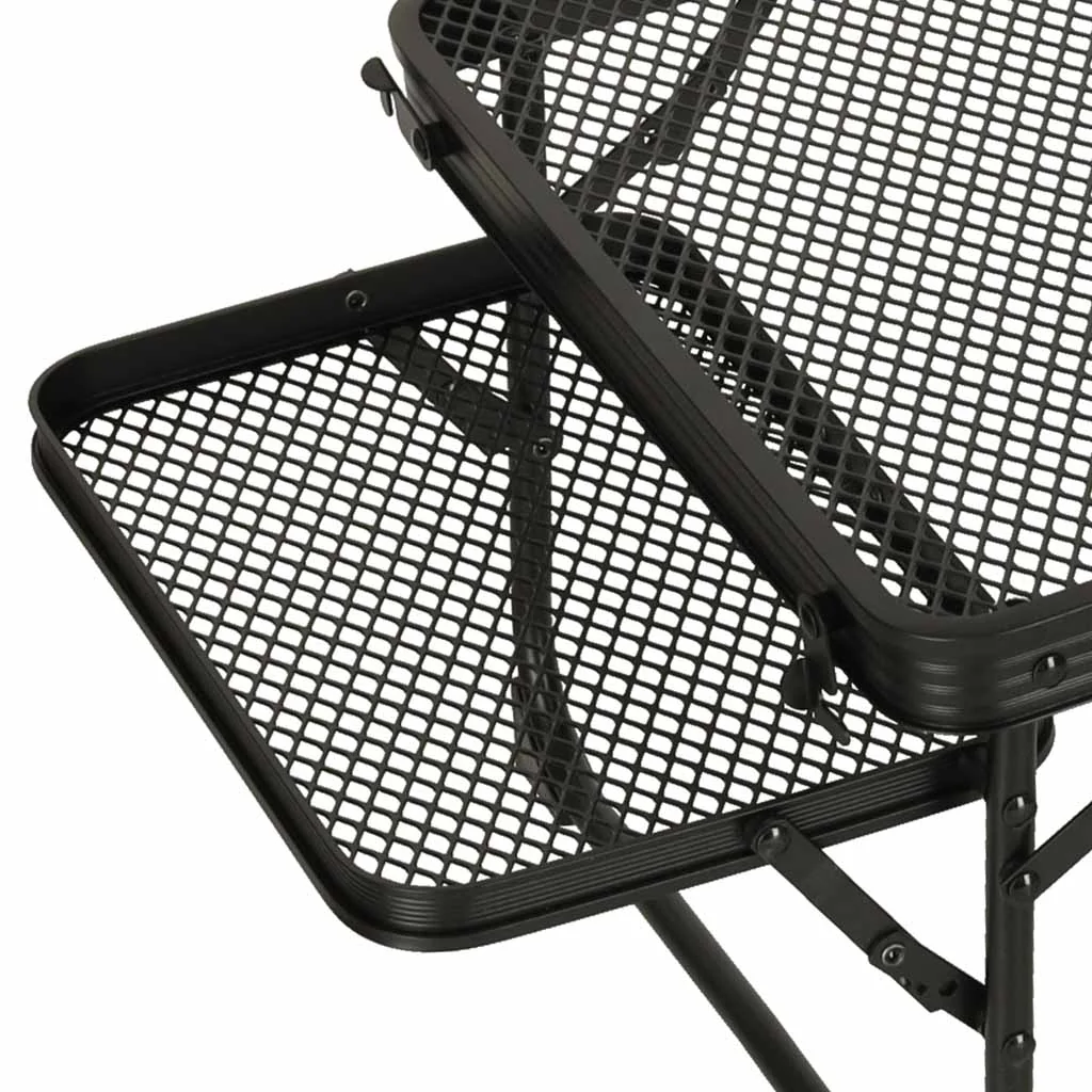 Skladací turistický stôl LUARO 87×60 cm výška 27 cm hliník
