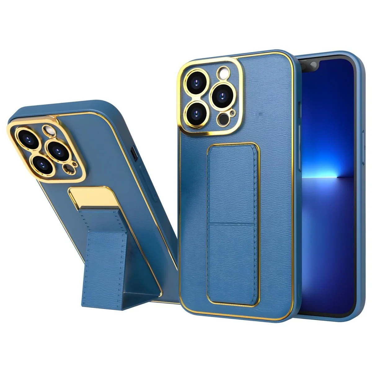 Silikónové puzdro s stojanom pre iPhone 12 Pro