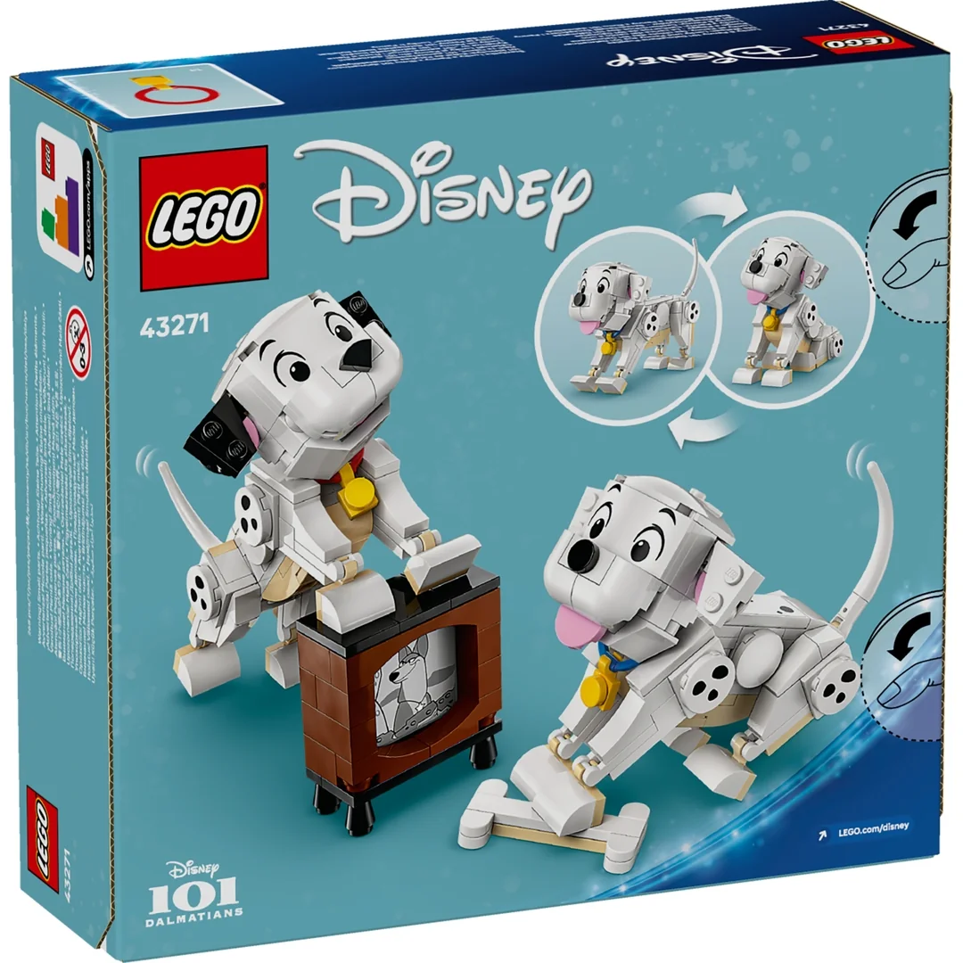 LEGO® │ Disney 43271 Šteniatka Lucky a Penny z filmu 101 dalmatíncov