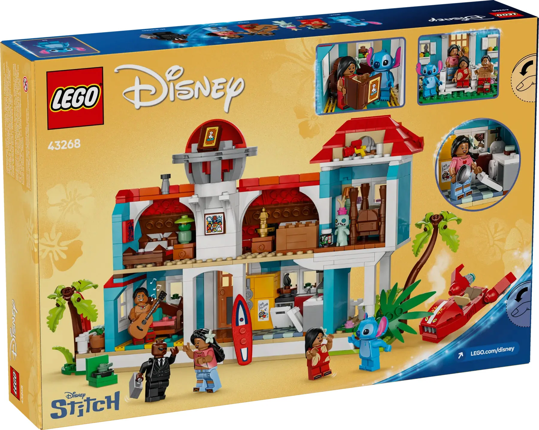 LEGO Lilo a Stitch a dom na pláži 43268