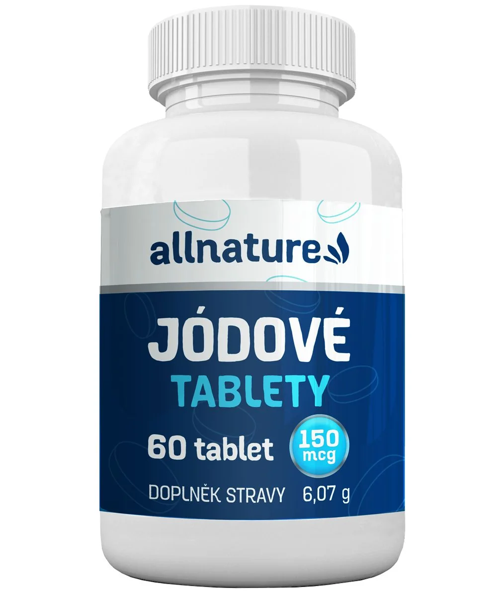 Allnature Jodove Tablety 150 Mcg 1×60 tbl, jódové tablety