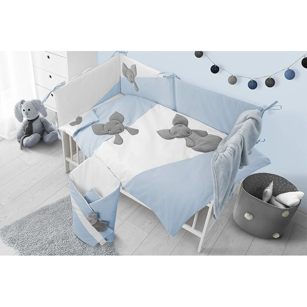 3-dielne posteľné obliečky Belisima Mouse 90/120 modré , 20C42873