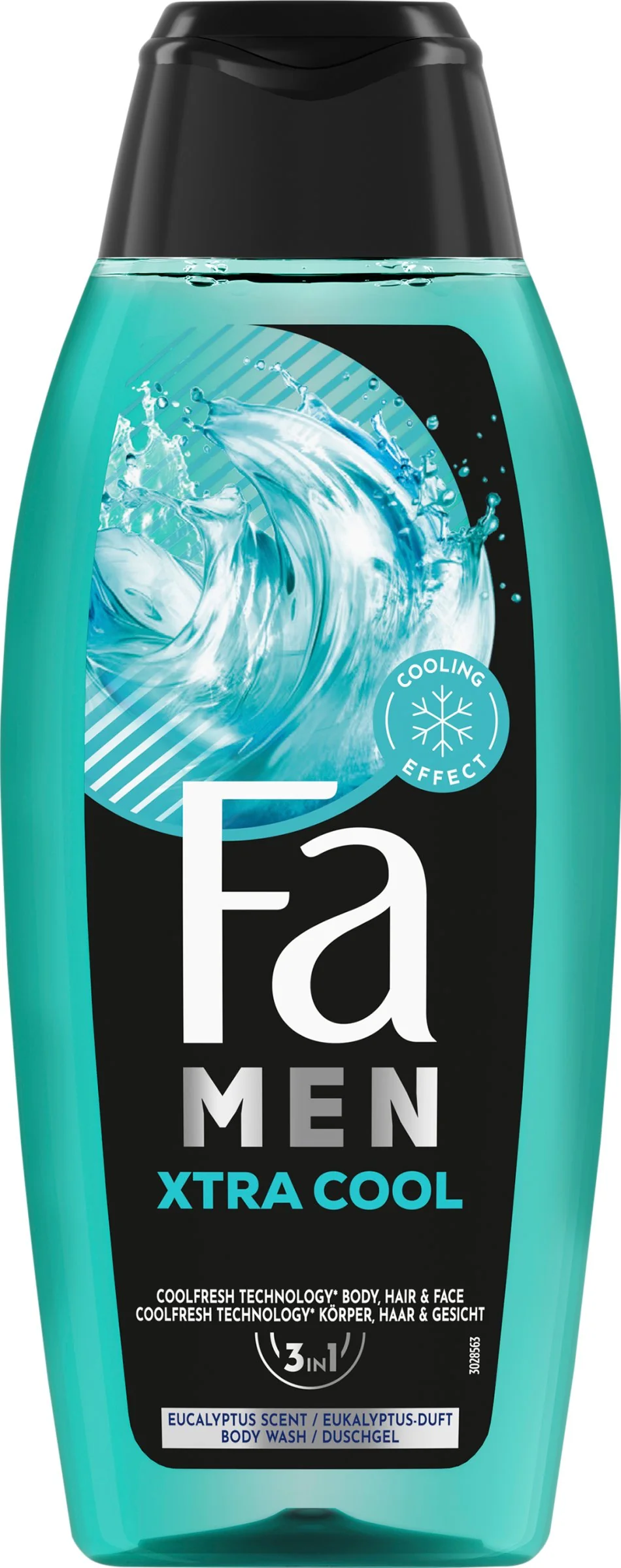 Fa Men sprchovací gél 2v1 Xtra Cool 1×400 ml, sprchový gél