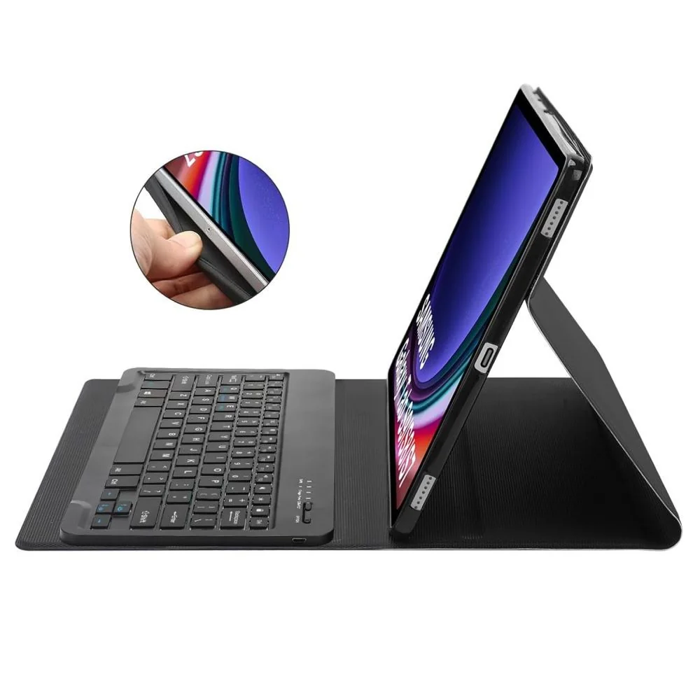 Tech-Protect SC Pen puzdro s klávesnicou na Samsung Galaxy Tab S9 FE Plus 12.4'' čierne