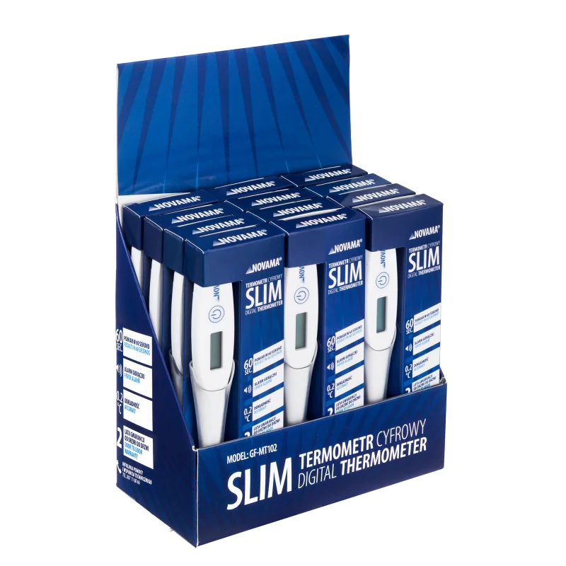 NOVAMA SLIM digitálny teplomer s alarmom horúčky 12ks