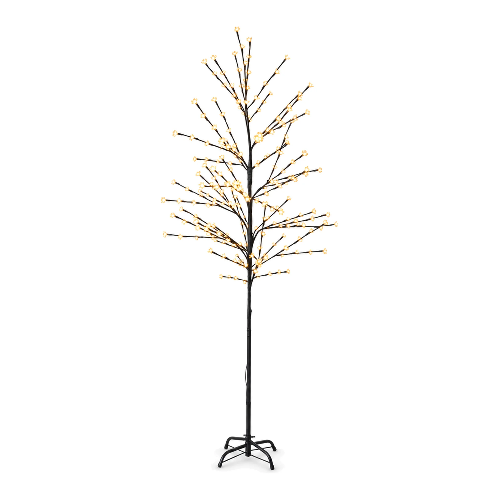 MagicHome LED strom Cherry Tree, 1 ks 192 LED teplá biela, stále svetlo, 230 V/50 Hz, IP44, exteriér, 1,80 m