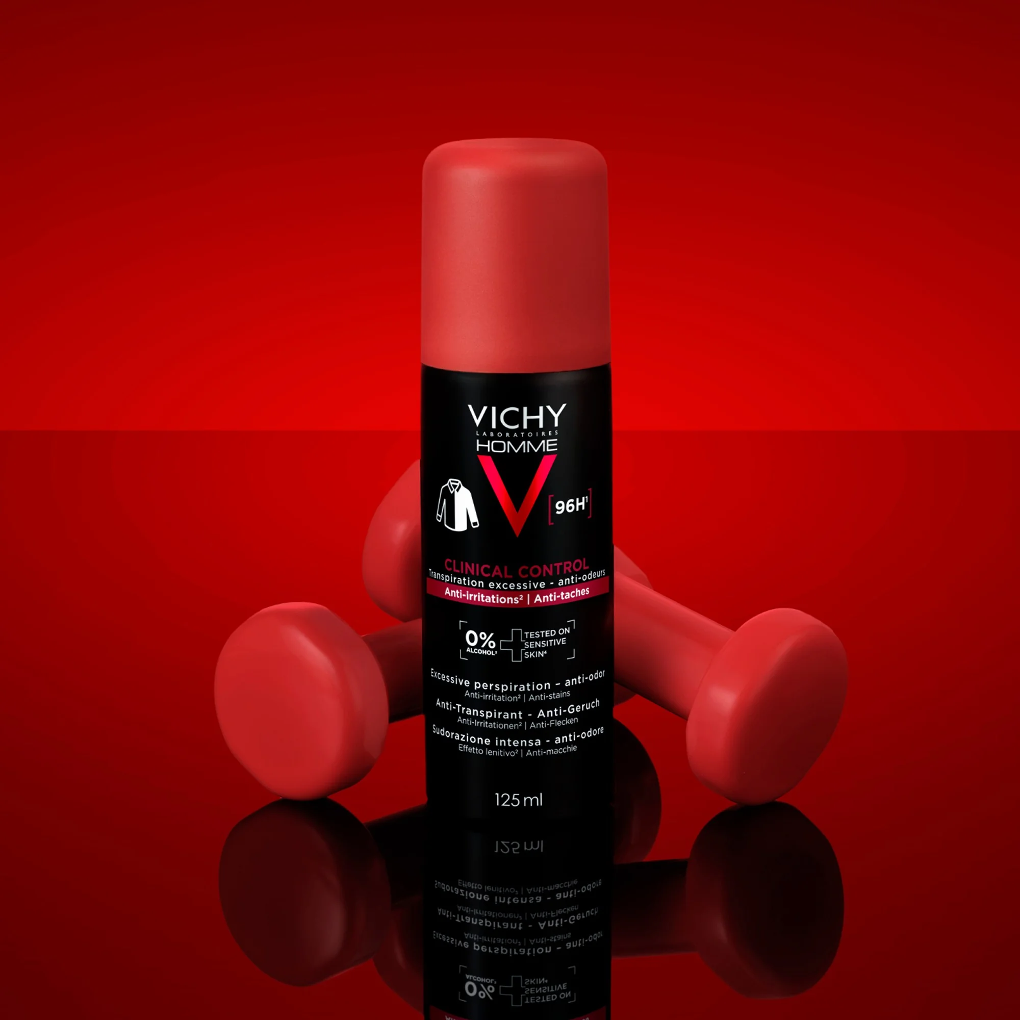 VICHY HOMME CLINICAL CONTROL 96H sprej 125 ml