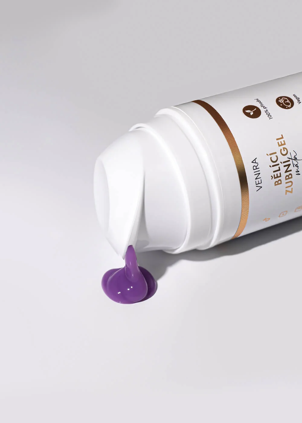VENIRA Bieliaci zubný gél mäta 1×50 ml, bieliaci zubný gél
