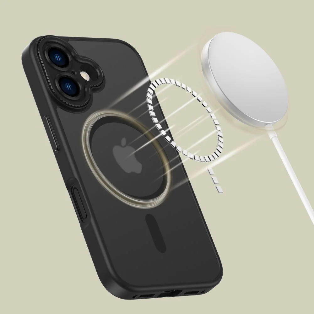 Tech-Protect MagCam MagSafe kryt na iPhone 16, čierny