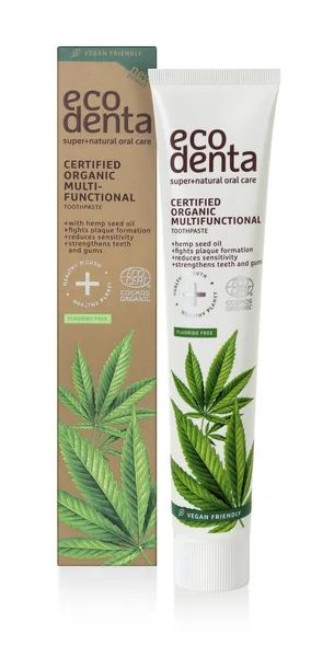 Ecodenta CERTIFIKOVANÁ MULTIFUNKČNÁ ZUBNÁ PASTA S KONOPNÝM OLEJOM 1×75 ml, zubná pasta