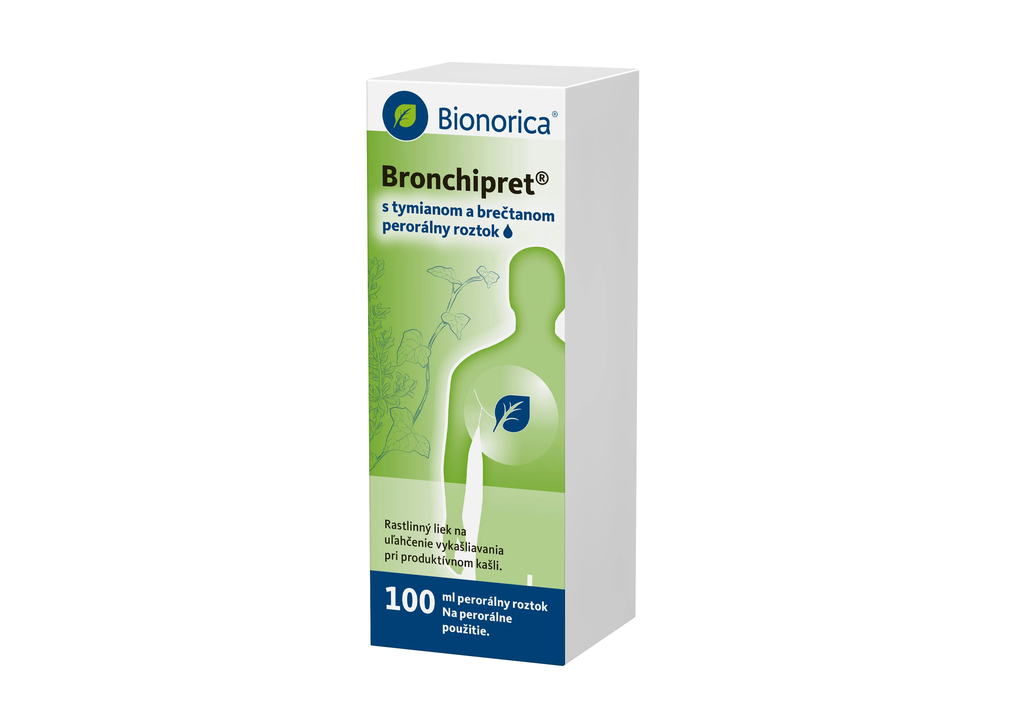 Bronchipret tymian a brečtan perorálny roztok sol por 1×100 ml