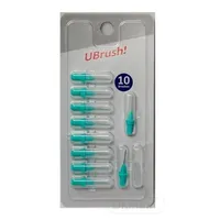 UBrush! - medzizubná kefka - 0,9 mm zelená