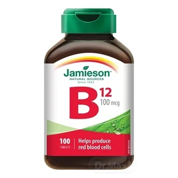 JAMIESON VITAMÍN B12 METYLKOBALAMÍN 100 µg 1×100 tbl, vitamín B12