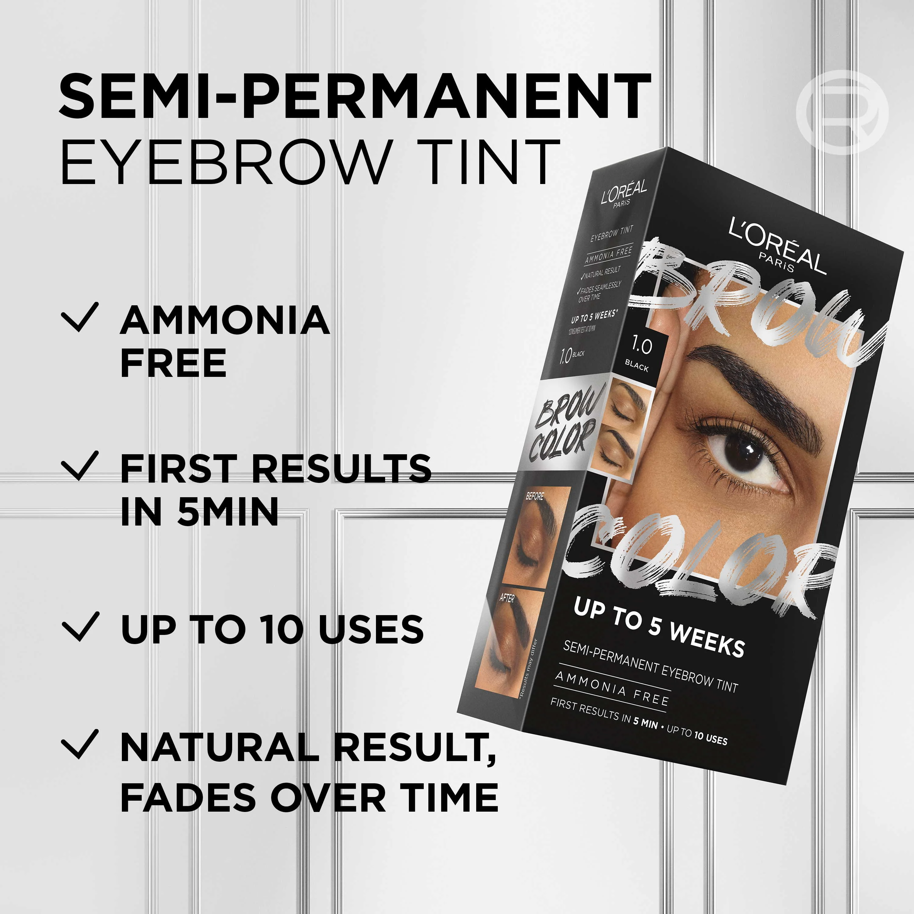 LOREAL PARIS BROW COLOR 5.0 B. SP FARBA OBOCIE 1KS 1×1 ks, farba na obočie