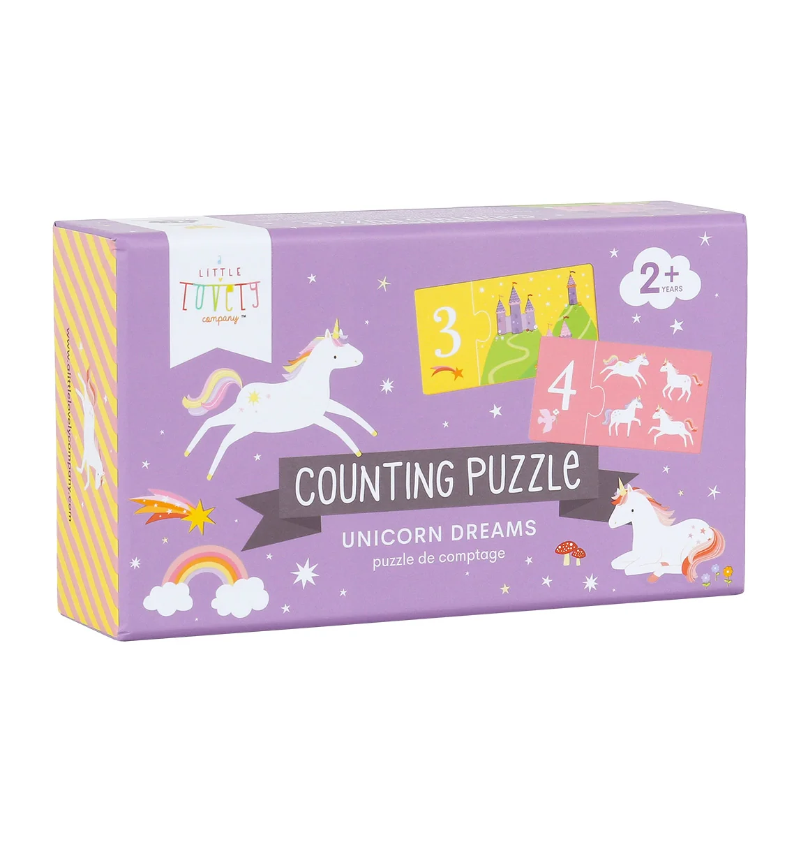 A Little Lovely Company - priradzovacie puzzle – jednorožce