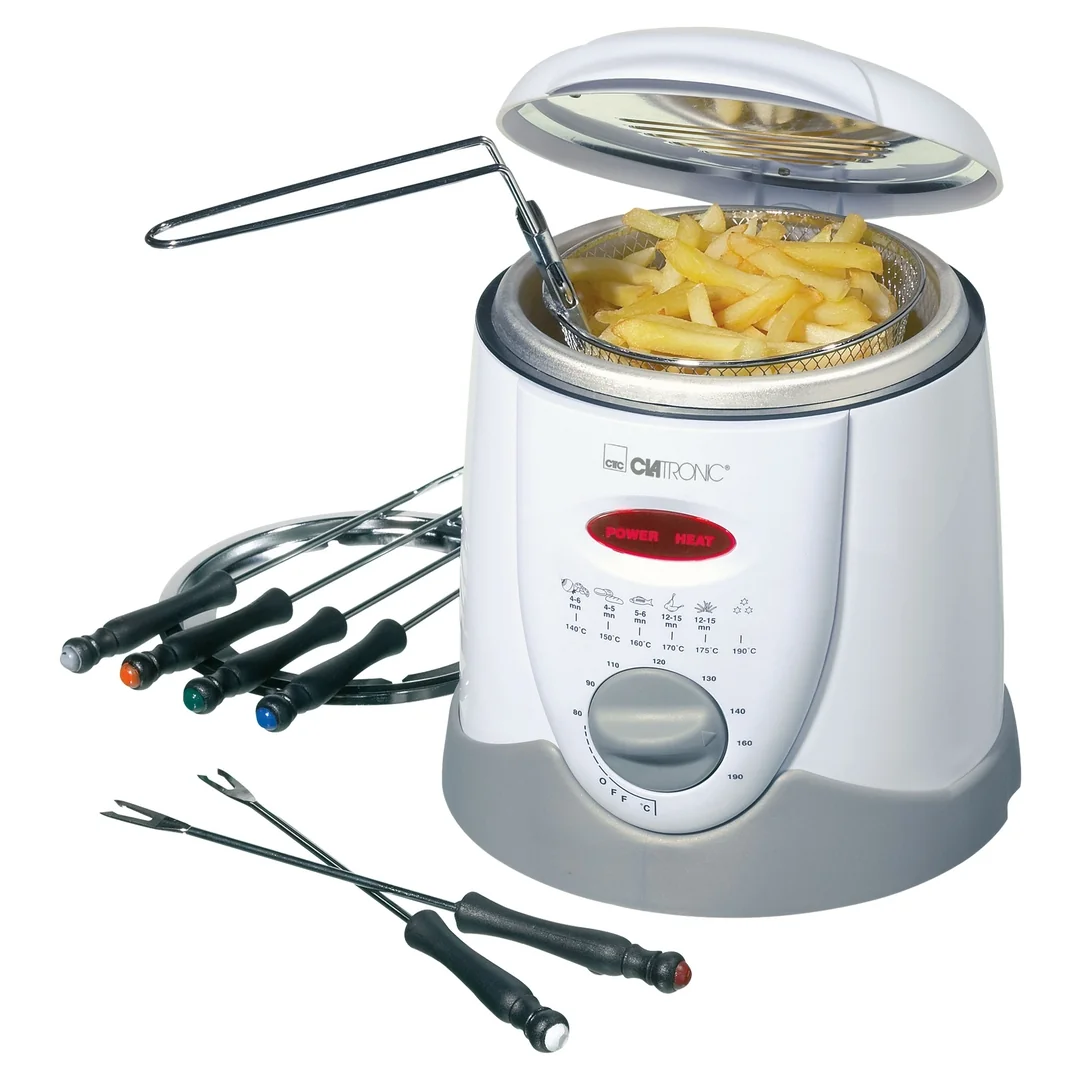 Clatronic FFR 2916 mini fritéza a fondue 2 v 1, 1 l