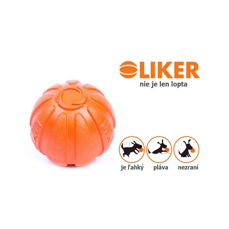 Lopta pre psov Liker, Veľkosť: priemer 9 cm
